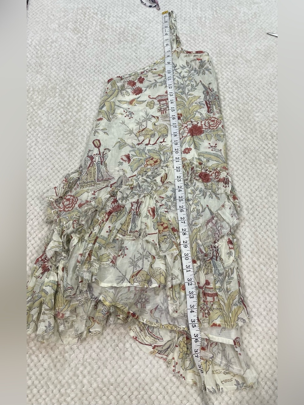 Krista Larson Lagenlook Charming/Asian Toile Slip Cami / Tunic Dress - One Size - Picture 8 of 11